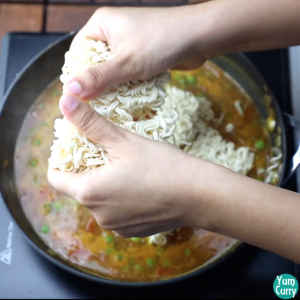 Spicy Curry Maggi Recipe, Masala Maggi Recipe