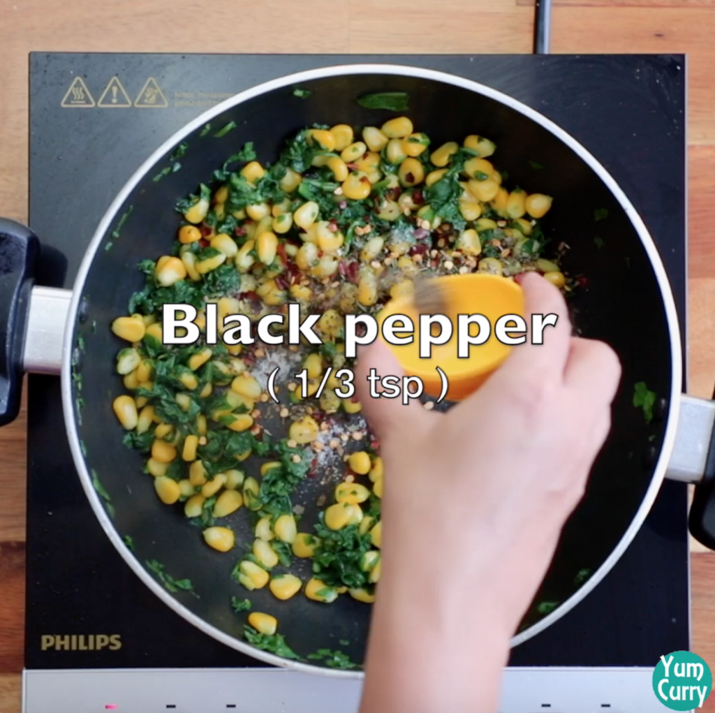 Spinach corn quesadilla Mexican wraps Yum curry