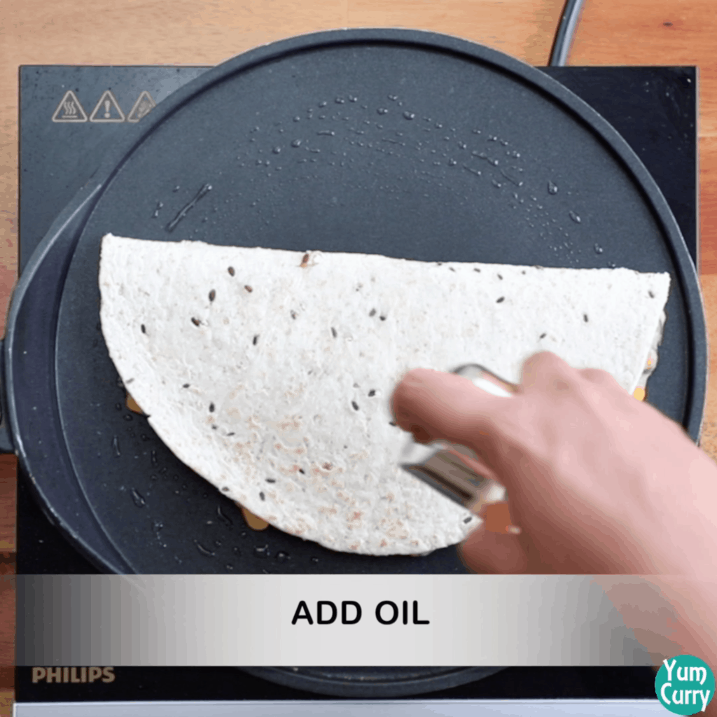 Spinach corn quesadilla Mexican wraps Yum curry