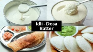 Dosa batter recipe - How to make dosa idli batter