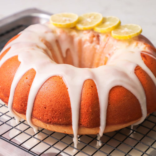 Lemon bundt cake- easy lemon cake recipe