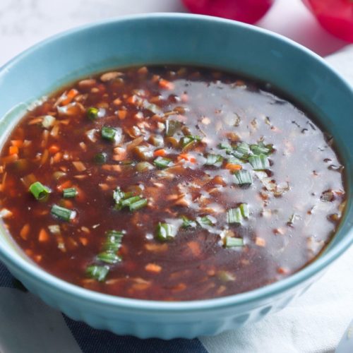 Hot n Sour soup recipe- veg soup recipe