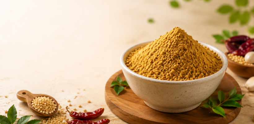 Flaxseed Podi Powder Recipe
